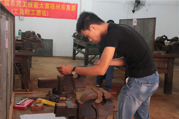 廣西第二屆農民工技能大賽梧州市市級復賽啟動