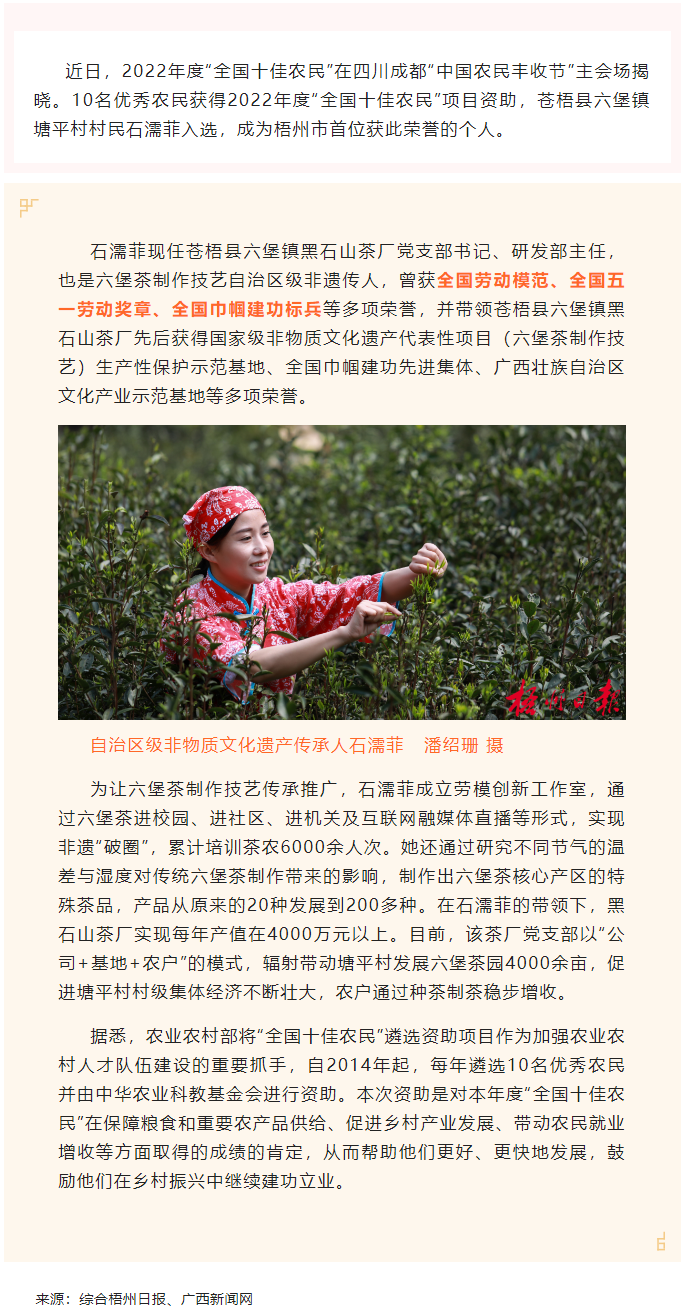 2022年&ldquo;全國(guó)十佳農(nóng)民&rdquo;揭曉 全國(guó)勞模石濡菲上榜！.png