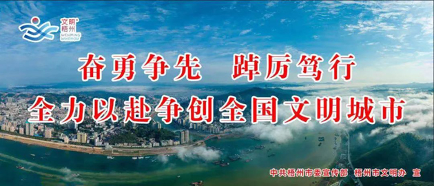 全國文明城市，我要創(chuàng)！我是梧州人，我行動