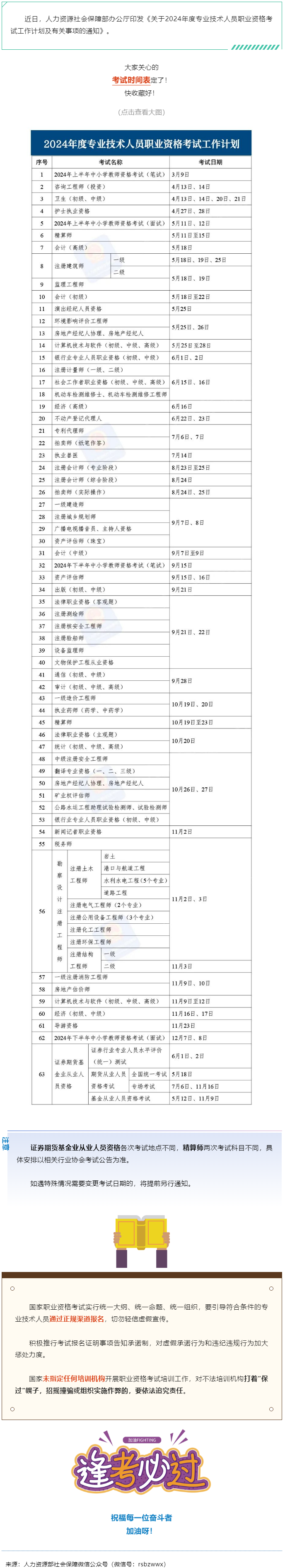 收好！2024年度專業(yè)技術(shù)人員職業(yè)資格考試時間表定了&rarr;.png