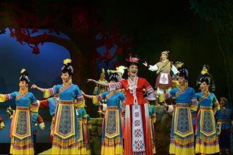 新版彩調劇《劉三姐》西部行 